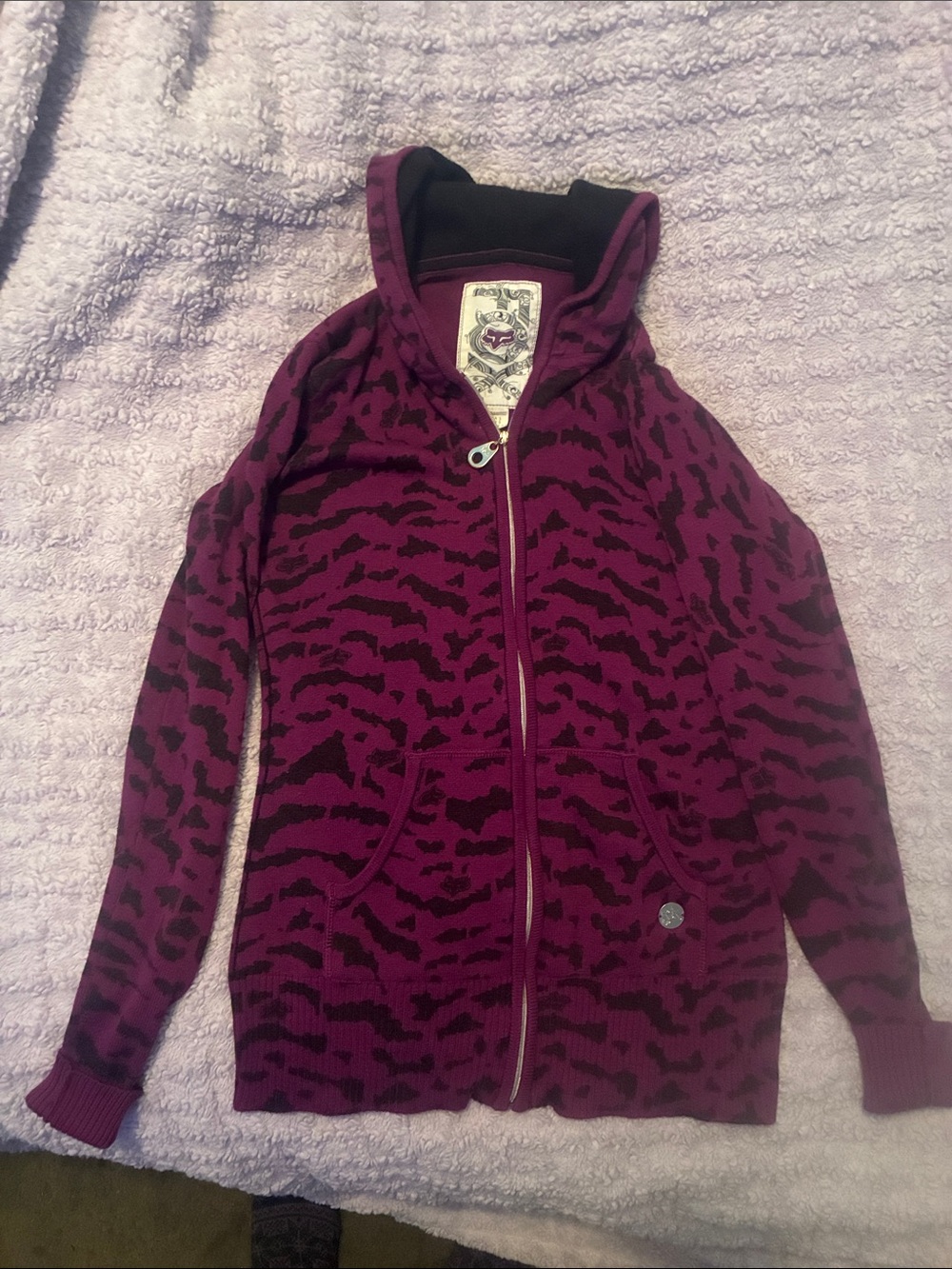 Women’s Fox leopard sweater